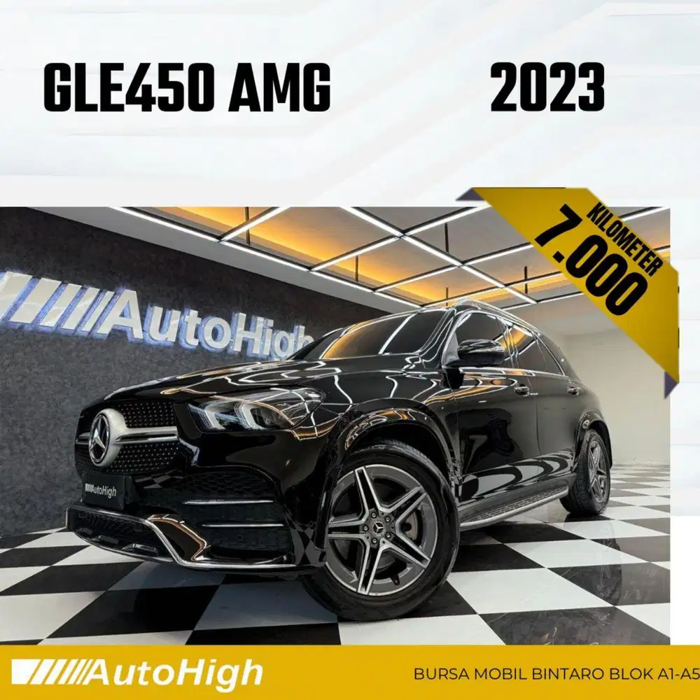 DP10% [Km7.000] GLE450 AMG 2023 Black / GLE 450 Reg 2022 #AUTOHIGH