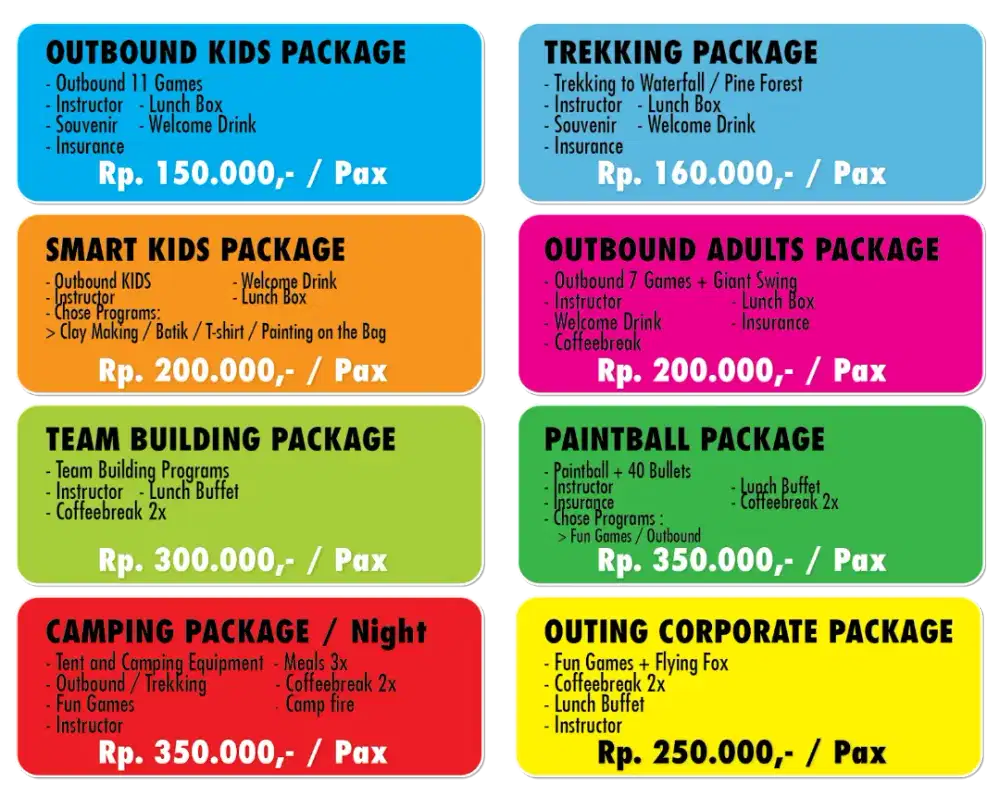 Paket outbound & team building