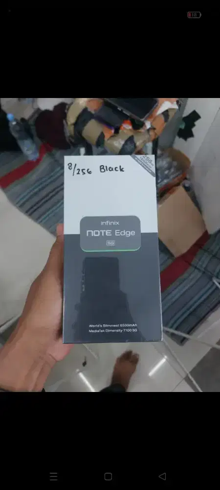 Infinix note edge 5G plus 8/256 layar lengkung
