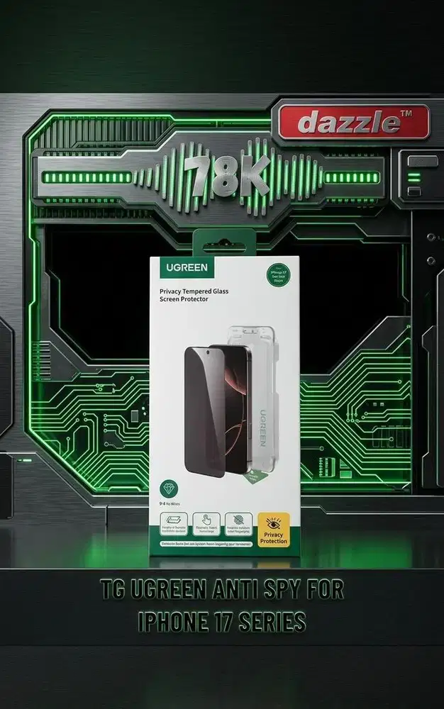 Ugreen Tampered Glass Anti Spy