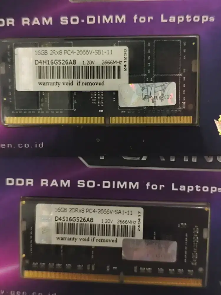 Ram Laptop DDR4 16GB VGEN Platinum