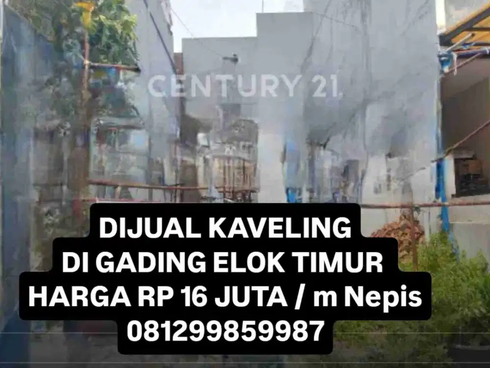 Kavling Residence di Gading Elok Timur Kelapa Gading Jakarta Utara Harga Nego