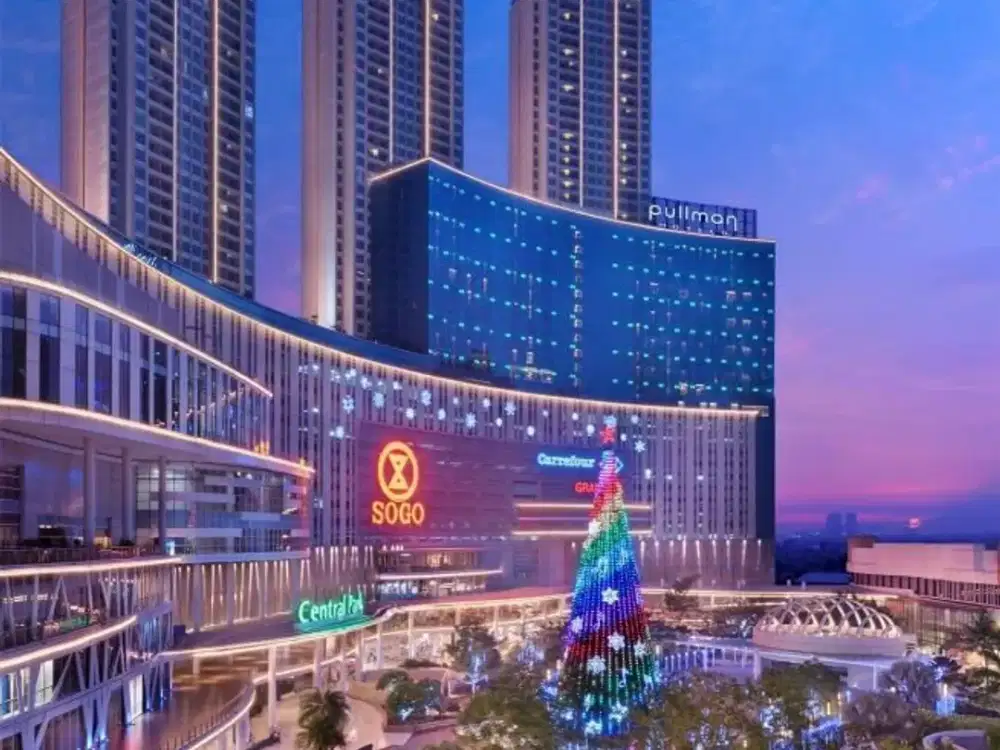 TERMURAH & TERMEWAH APARTEMEN MAL CENTRAL PARK - Apartment 3 Kamar Tidur tepat diatas Central Park Mal. Mal teramai di Jakarta