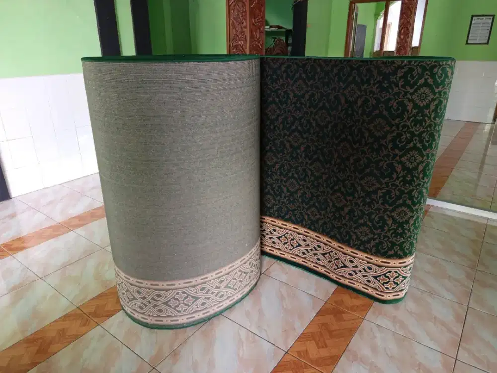 Karpet Masjid Tebal 15mm - Grade A Premium Ready Stok Palembang