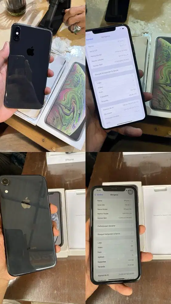 XSMAX 64GB INTER + XR 64GB INTER