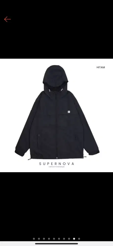 jaket supernova baru belum dipakai ukuran XXL