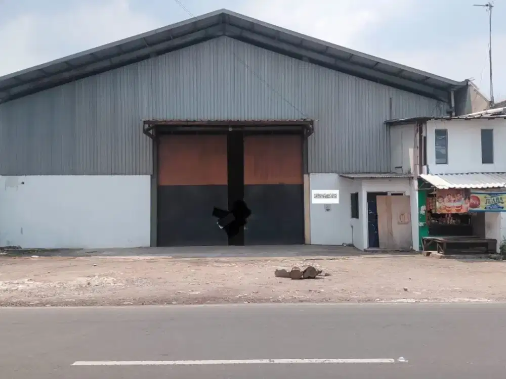 Disewakan gudang siap pakai pinggir jalan Perjuangan Bekasi
