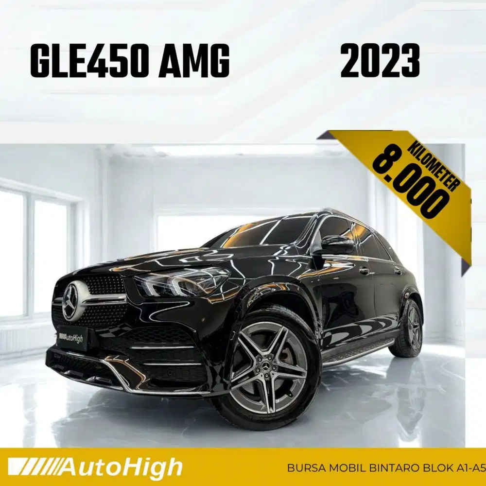 DP10% [Km8.000] GLE450 AMG 2023 Black / GLE 450 Reg 2024 #AUTOHIGH
