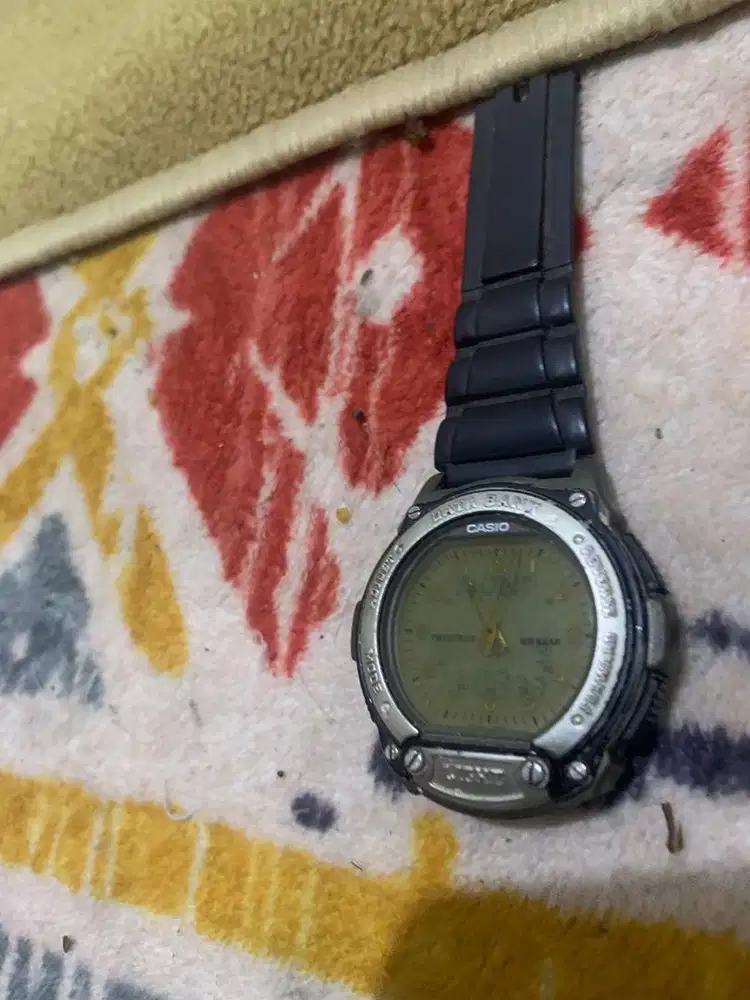 jam casio ABX-62, modul 1341 origina hidup normal, minus (strap)