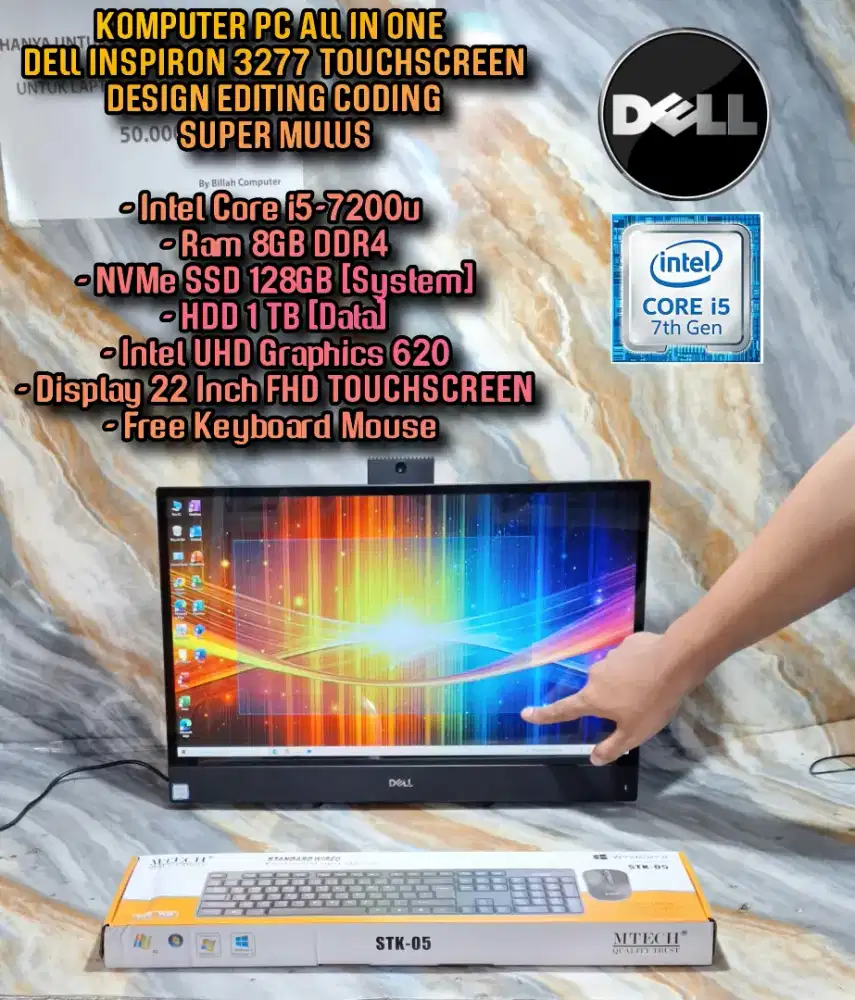 KOMPUTER PC ALL IN ONE TOUCHSCREEN DELL