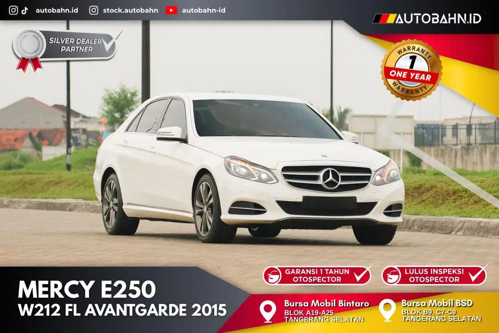 Big Bos! Mercedes Benz E250 White Facelift 2014 320i c250 520i
