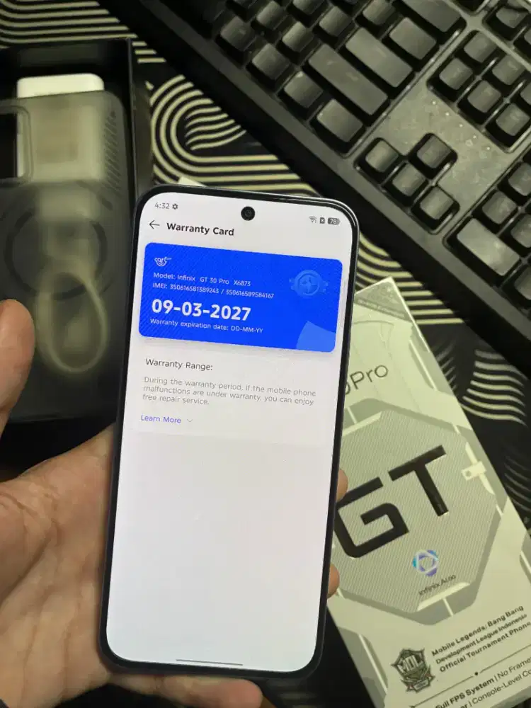INFINIX GT 30 PRO 8/256 GARANSI PANJANG