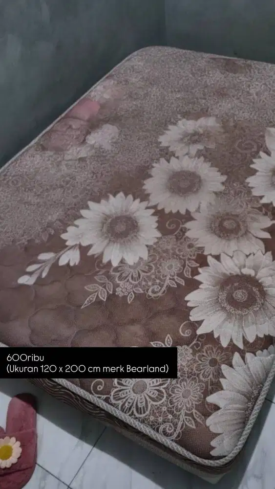 Kasur Merk Bearland bawahan spring bed ukuran 120 x 200 cm