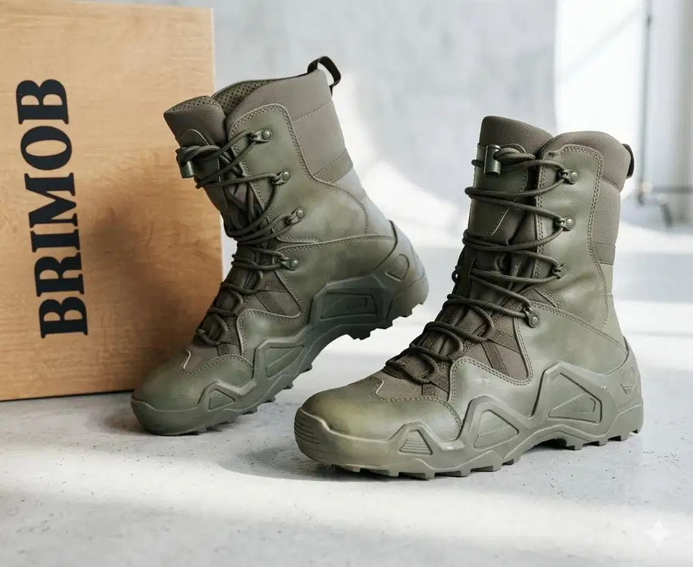 Sepatu hijau brimob terbaru