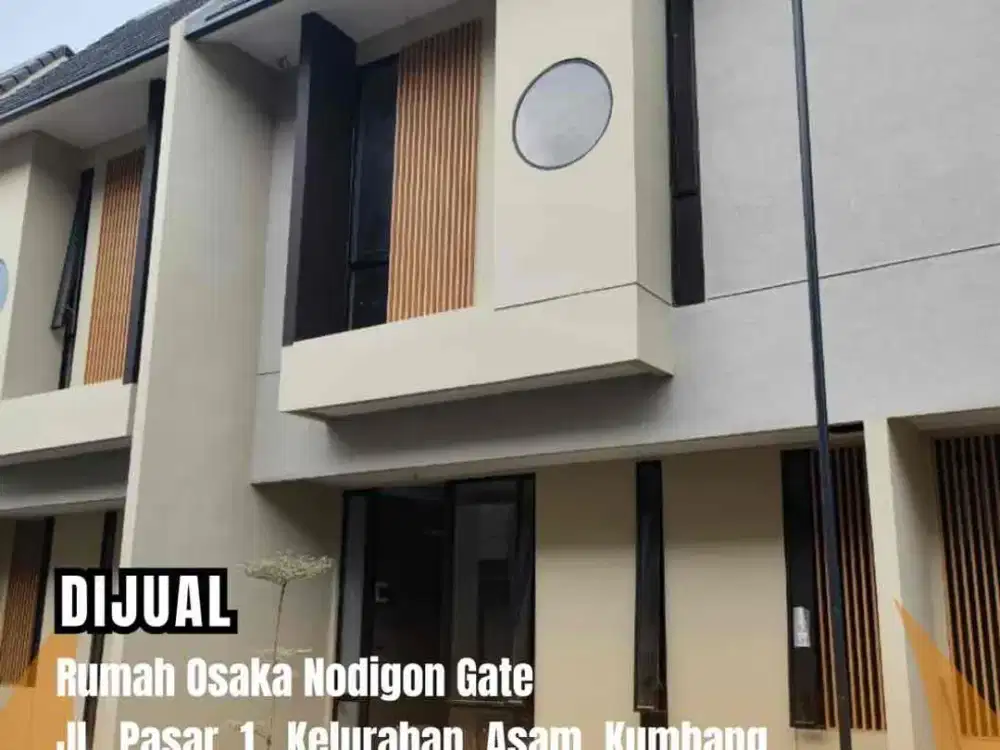 DIJUAL Rumah Osaka Nodigon Gate Type (6x12), Kota Medan