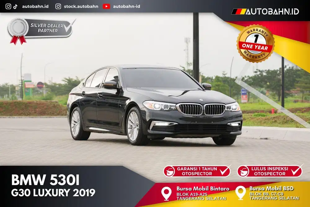 Sunroof! BMW 530i Luxury 2019 Rear Seat Entertainment x3 c200 320i
