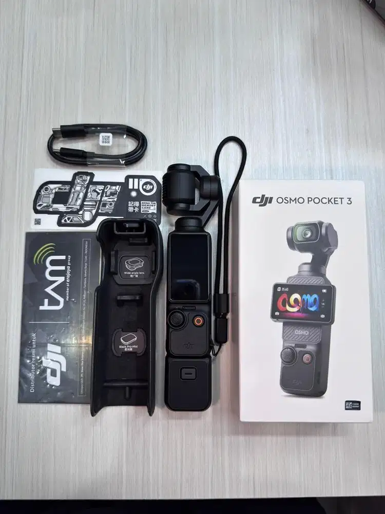 OSMO POCKET 3 STANDART COMBO- GARANSI 11 BULAN (JUAL RUGI - LIKE NEW)