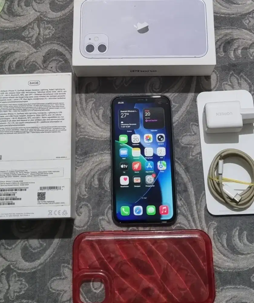 Iphone 11 64gb ibox fulset ori