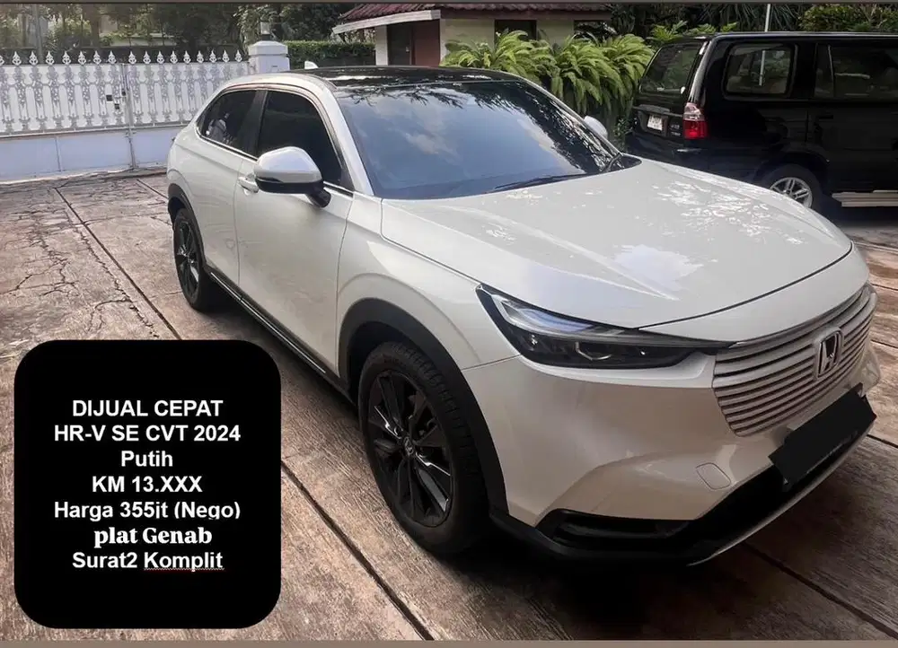 DIJUAL Cepat Honda HR-V SE CVT 2024 Putih