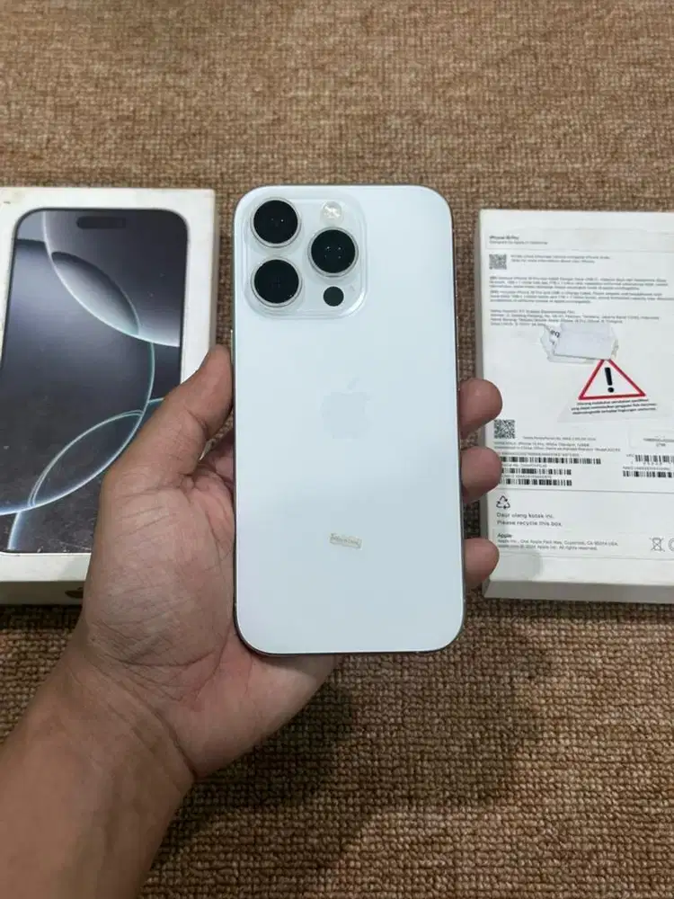 iphone 16 pro 128gb ibox bh 100% silver