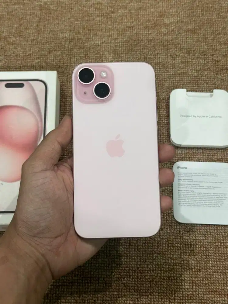 iphone 15 128gb ibox bh 99% garansi on fullset original