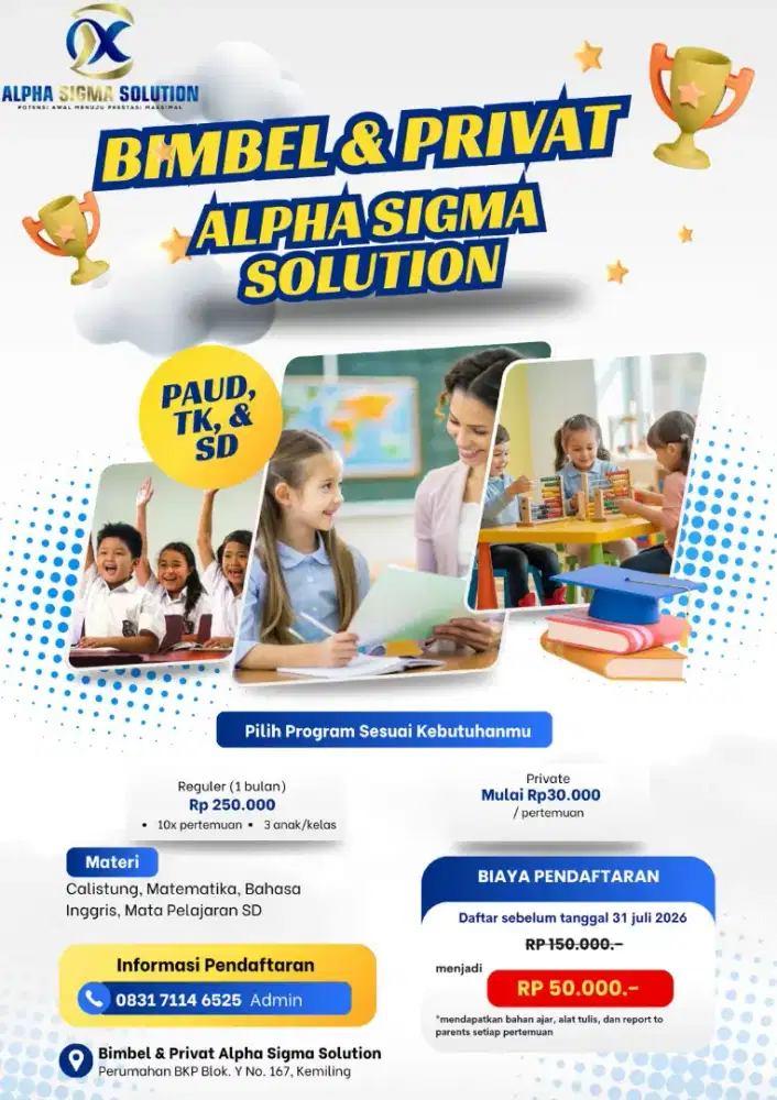 Bimbel dan Privat Alpha Sigma Solution