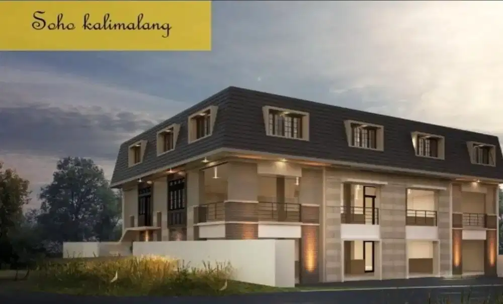 Ruko komersial premium Minimalis, Luxury, Strategis dan Murah