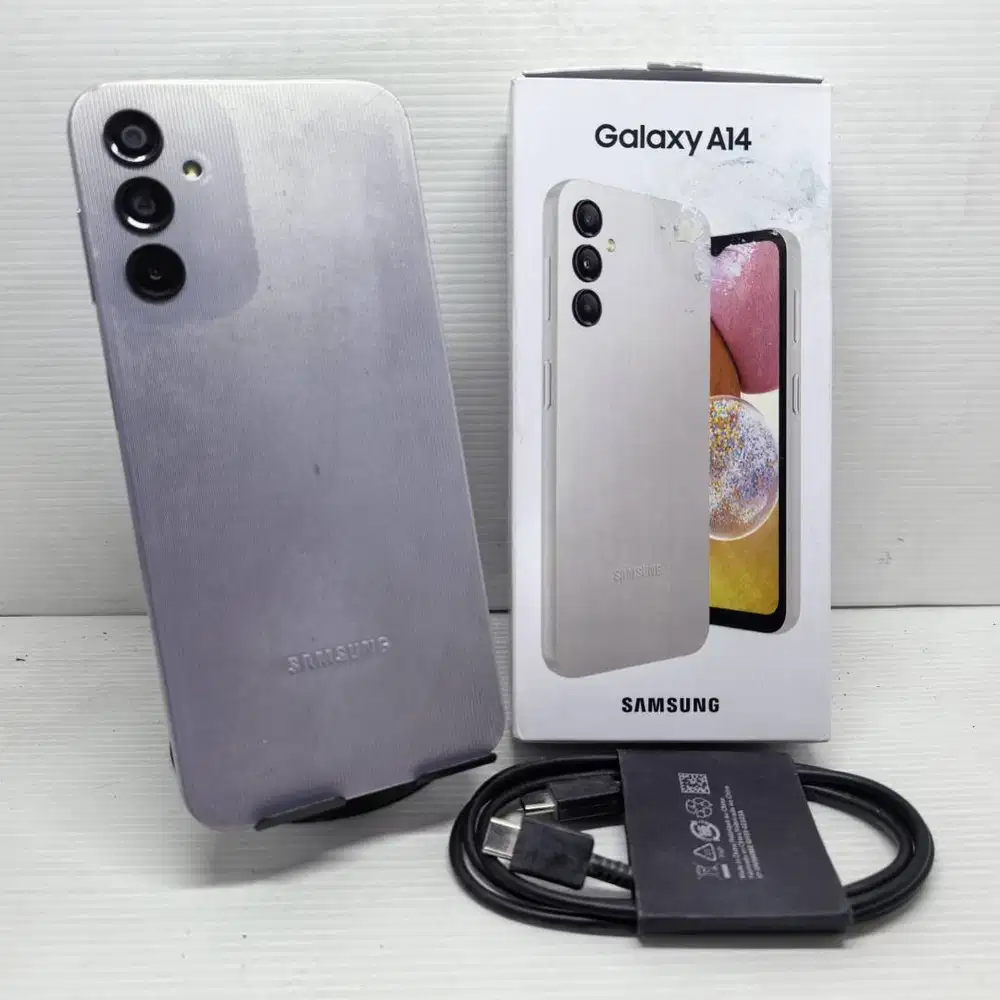TERMURAH! SAMSUNG GALAXY A14 5G 6/128 NO KENDALA SIAP PAKAI FULLSET