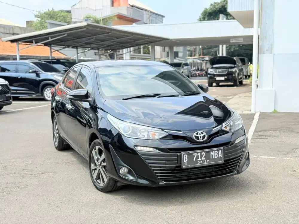 (Cash) Vios 1.5 G CVT 2021 Hitam Km95rb Asli Record Pajak3/36 Antik