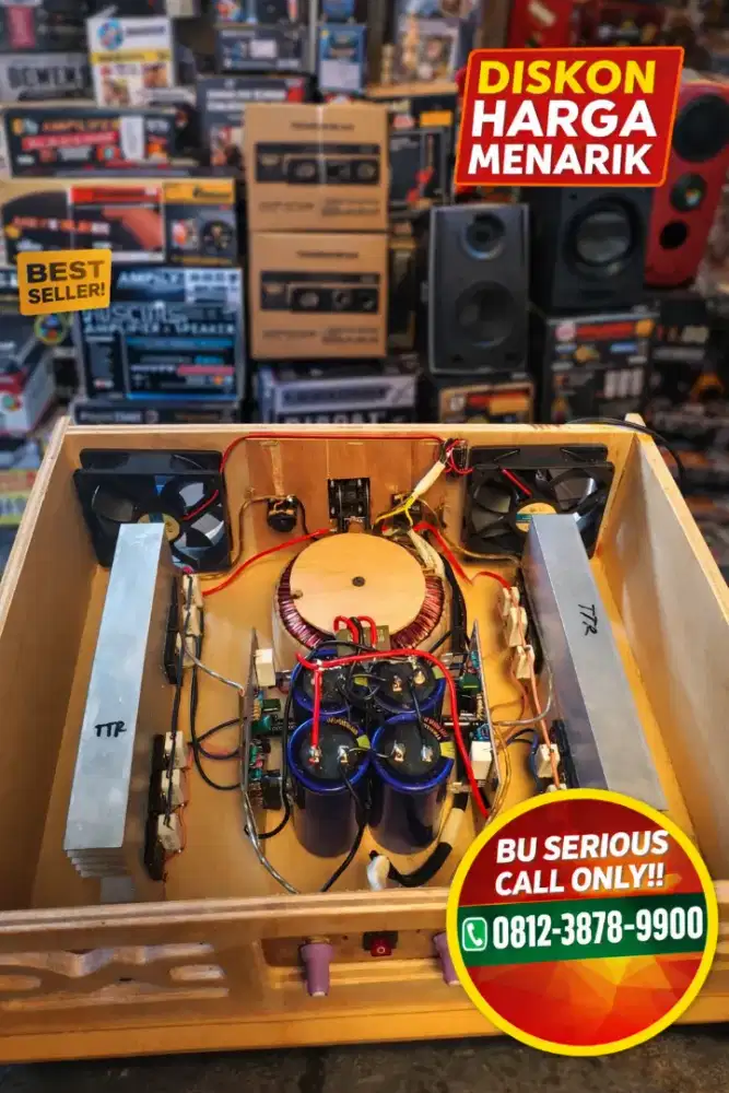 power amplifier 10 amper ct 45 stereo bas horeg lumajang