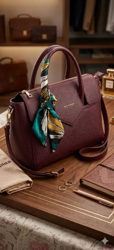 Tas hushpuppies burgundy