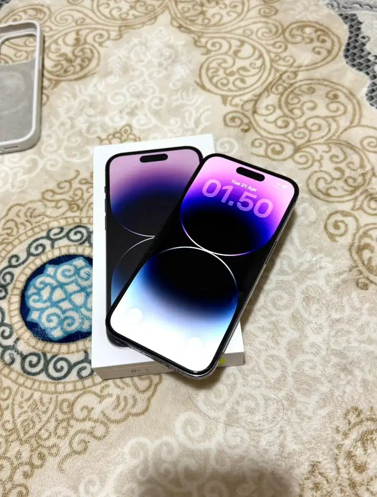 iPhone 14 Pro 128GB Deep Purple – Mulus Like New, No Minus!