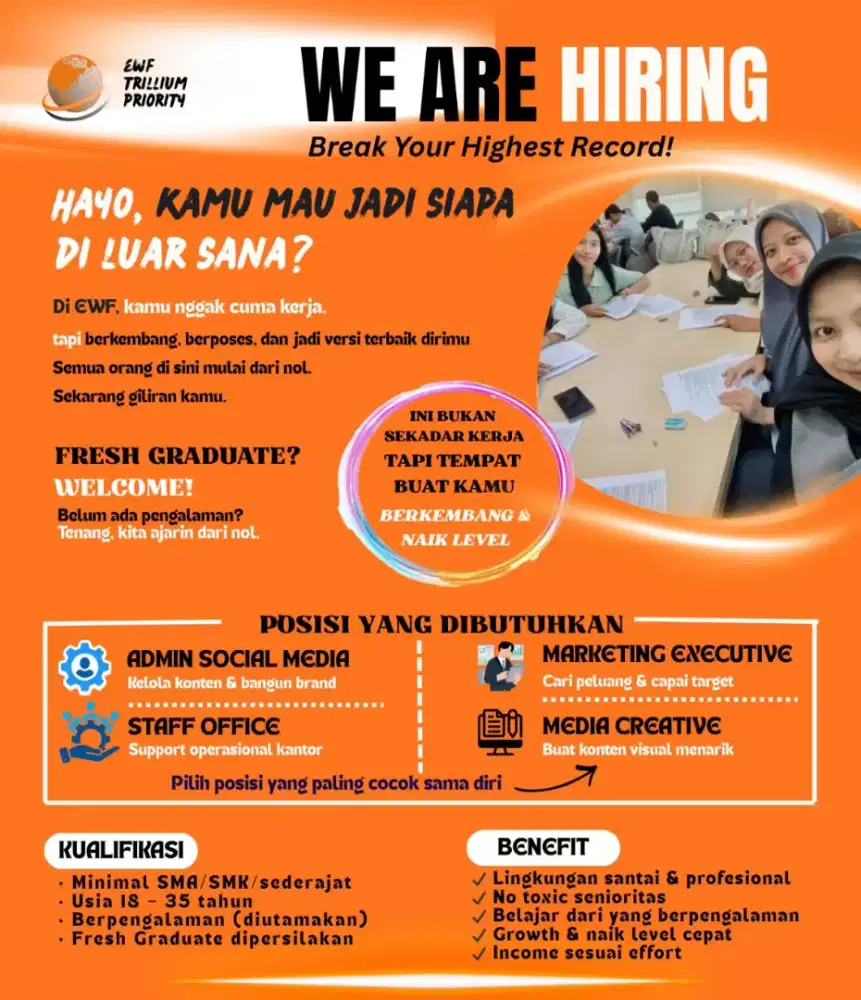 Lowongan Kerja Area Surabaya Pusat