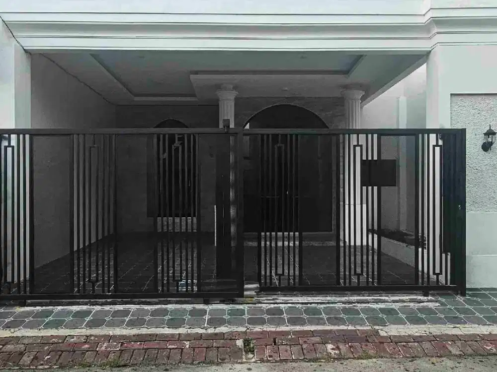 rumah cantik baru jadi siap huni di selat sunda dekat jalan raya danau toba dan perum dirgantara. carport 2 mobil dekat jalan tol