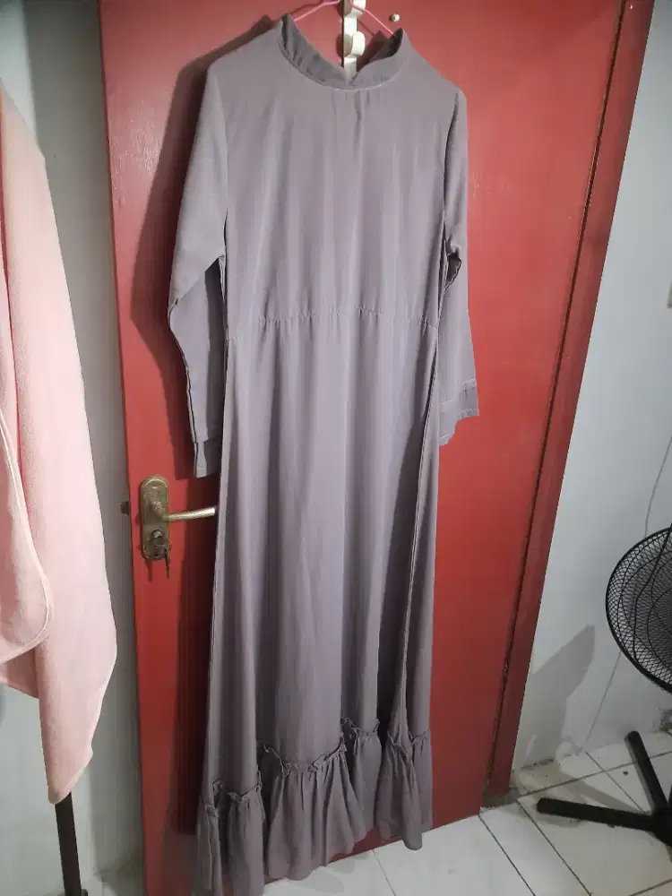 Gamis ungu bagus banget