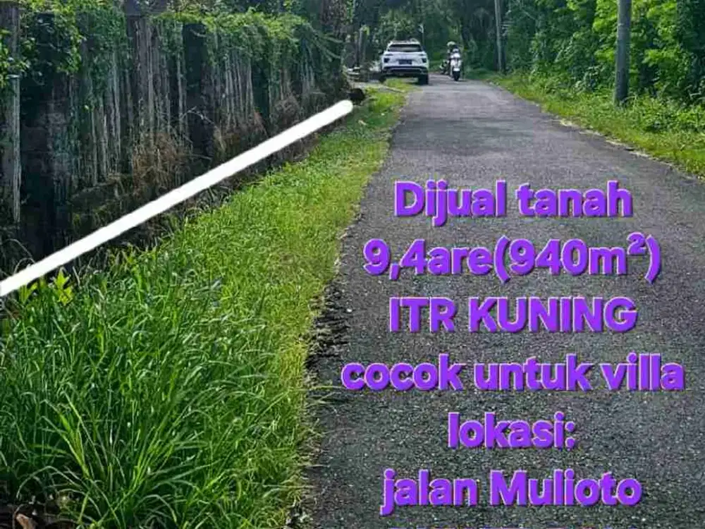 jual tanah 9,4 are buwit  tabanan villa area