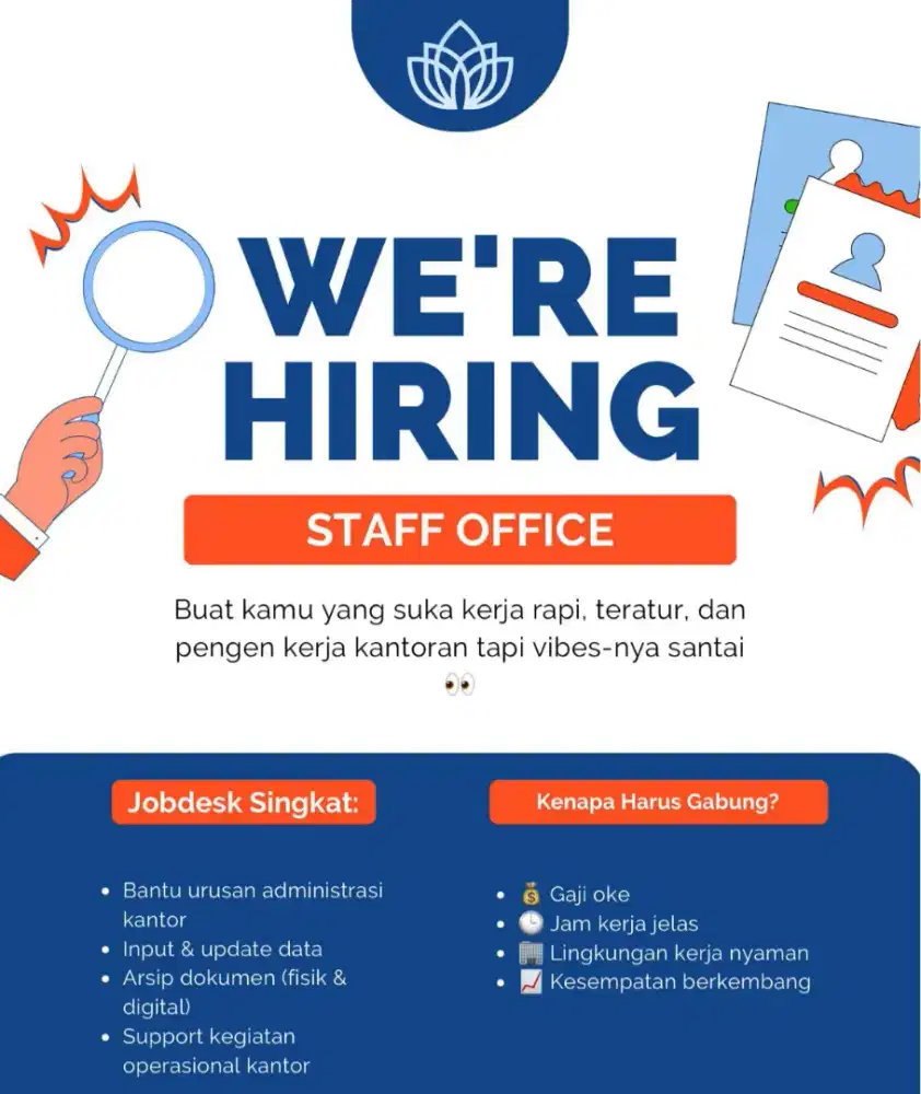 Lowongan Kerja Staf Office Surabaya