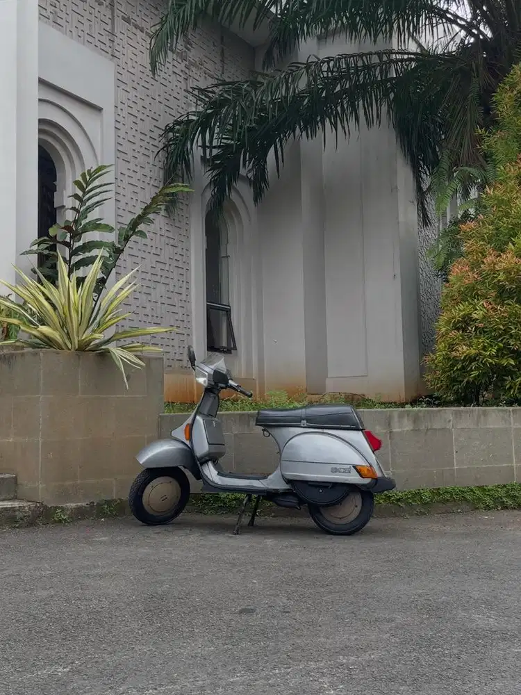 Vespa excel abu abu salmon