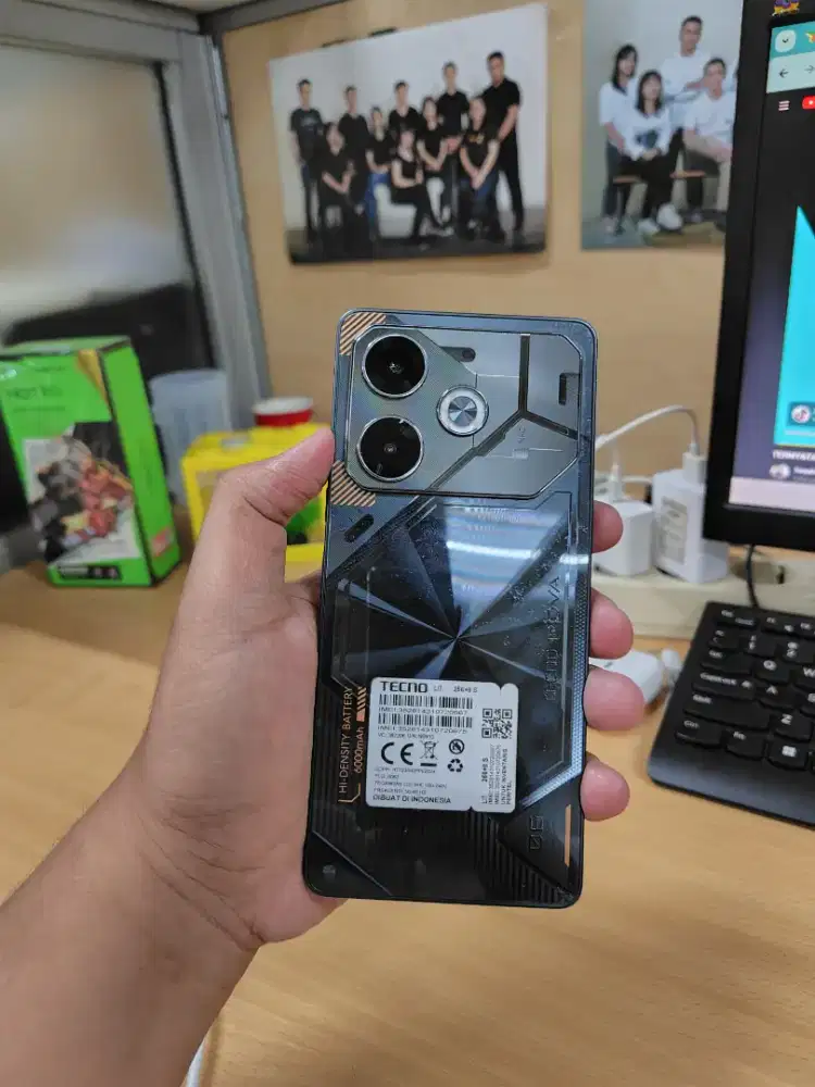 Tecno pova 6 8/256gb Hanya hp saja