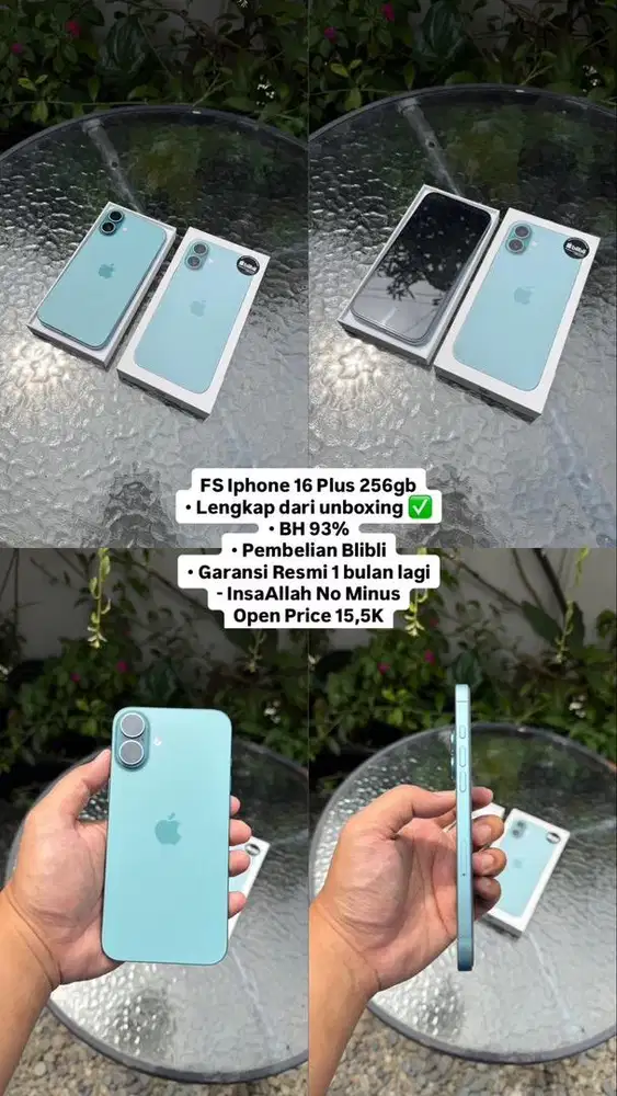 Jual iphone 16 plus 256gb