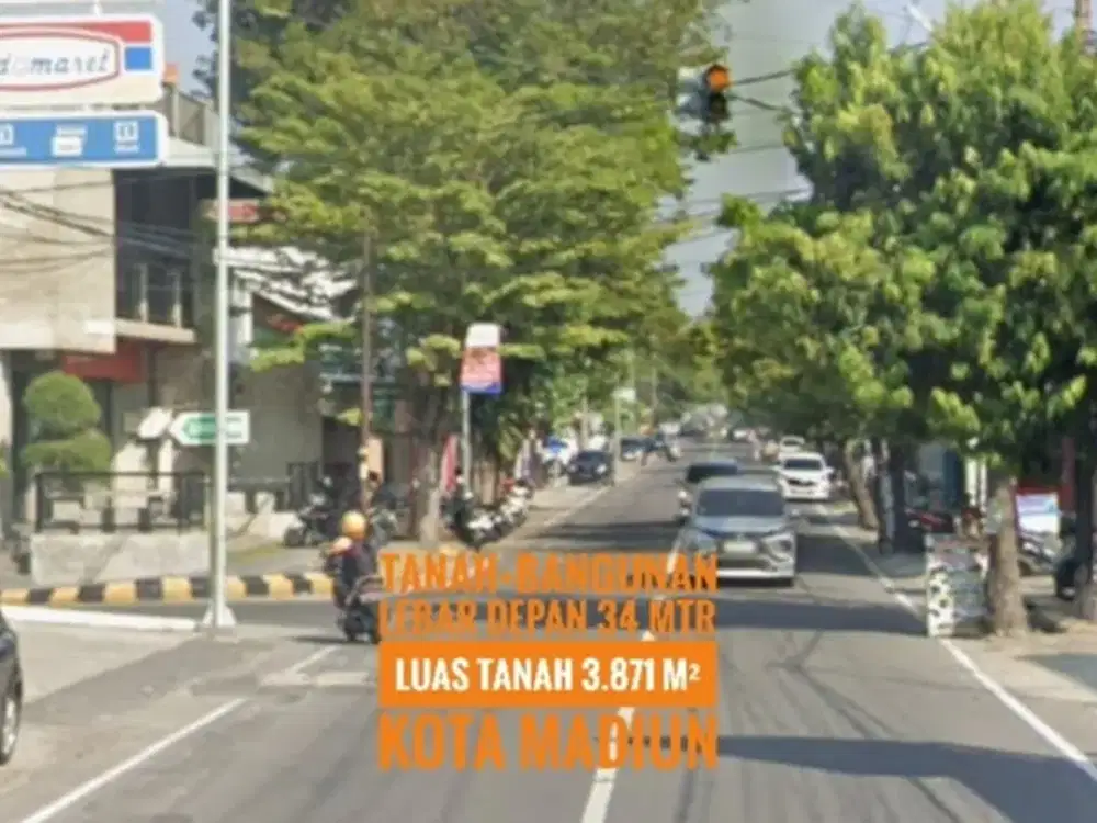 AD// Tanah+Bangunan Lama LD 34 mtr, Jl. Setiabudi KOTA MADIUN, Lokasi Prospektif