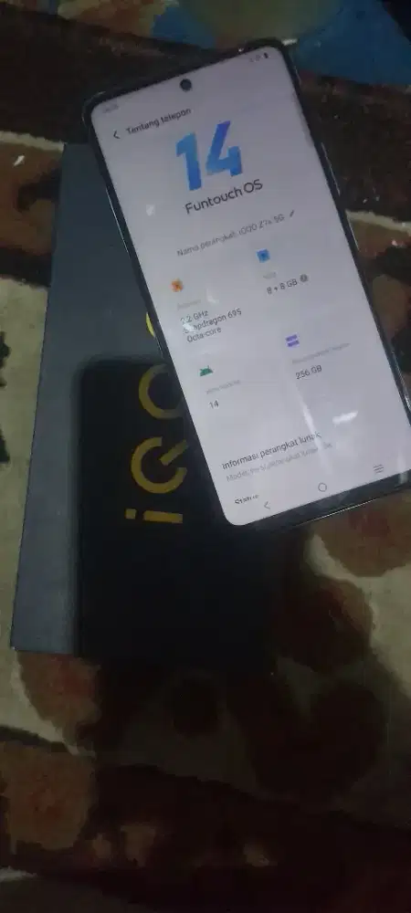 Iqoo z7x 5g 8/8256 fullshet