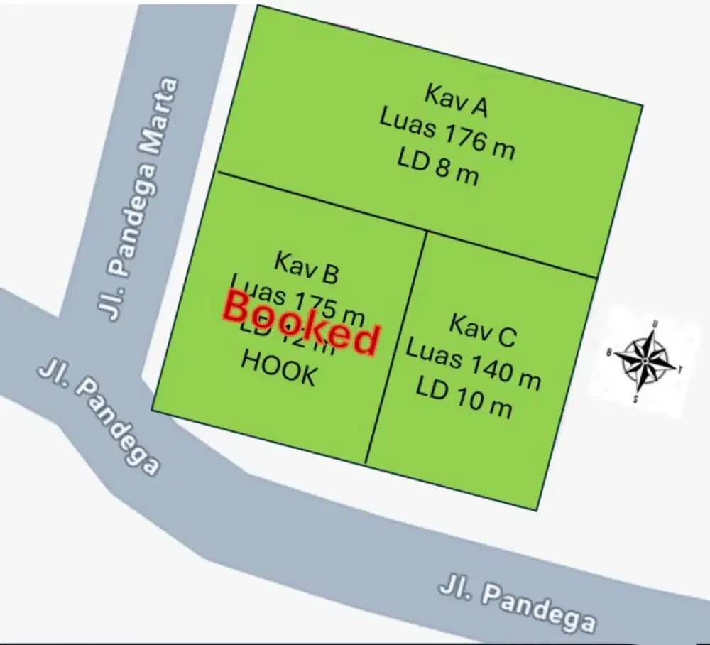 Tanah strategis dekat kampus UGM di pandega Pogung mlati Sleman Yogya