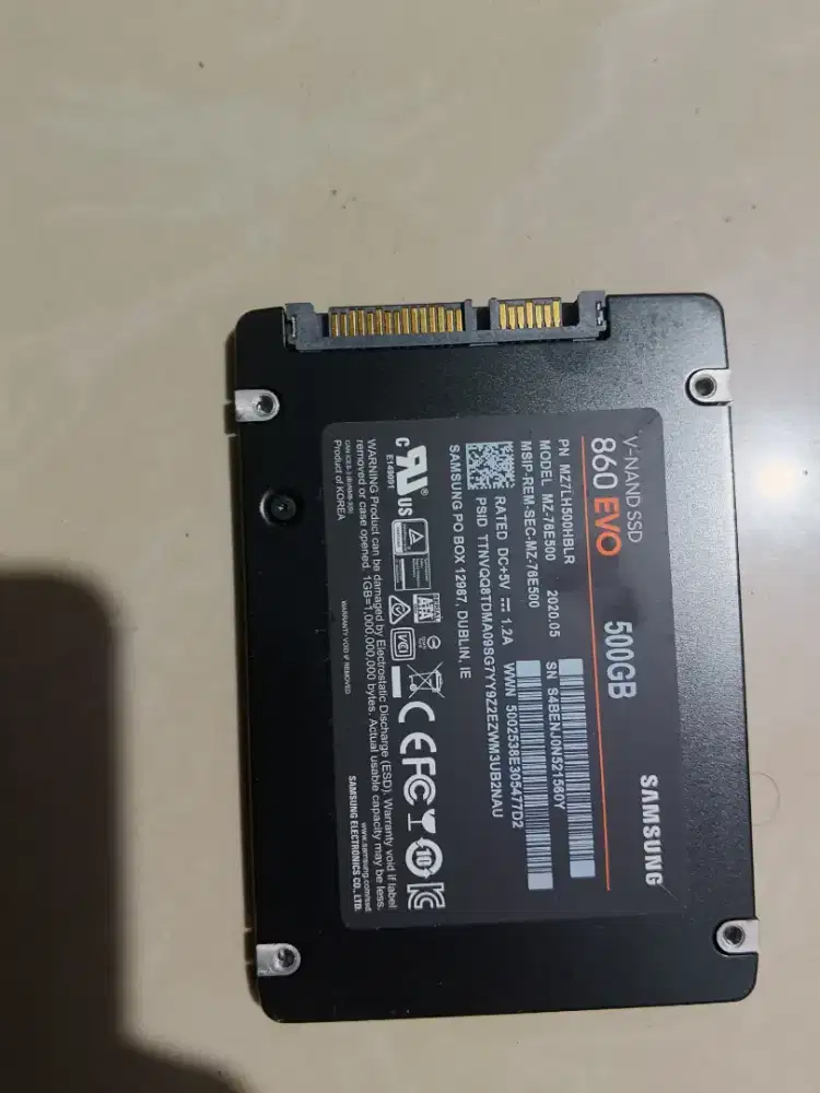 SSD sata samsung 500GB