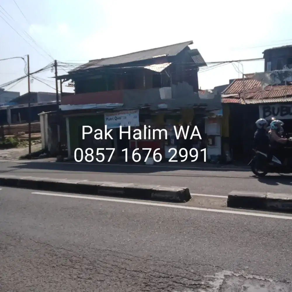 Rumah + kios shgb murah Banget di Jalan raya pondok pinang Jaksel