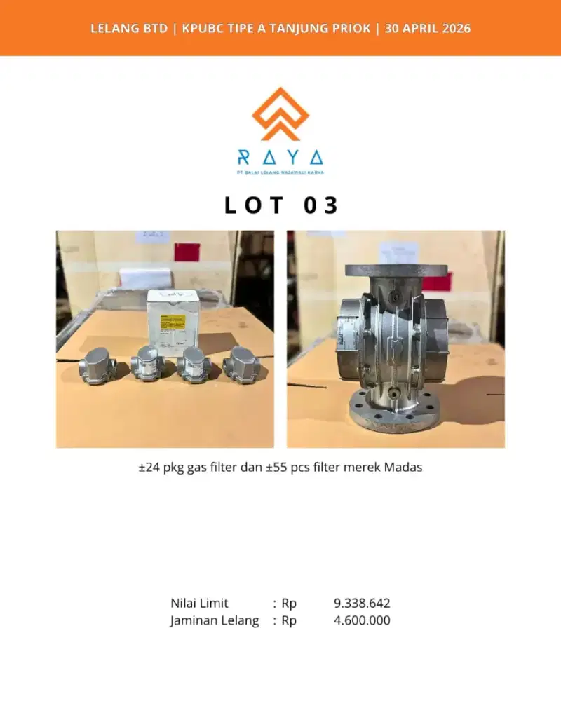 GAS FILTER DAN FILTER