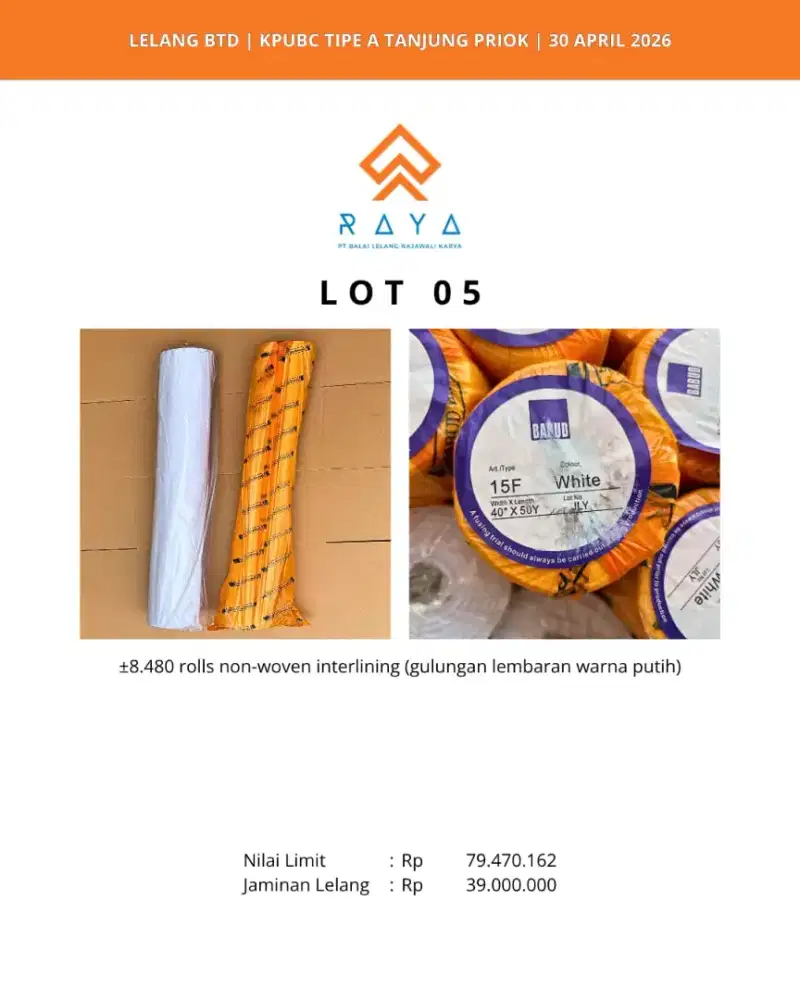 NON WOVEN INTERLINING