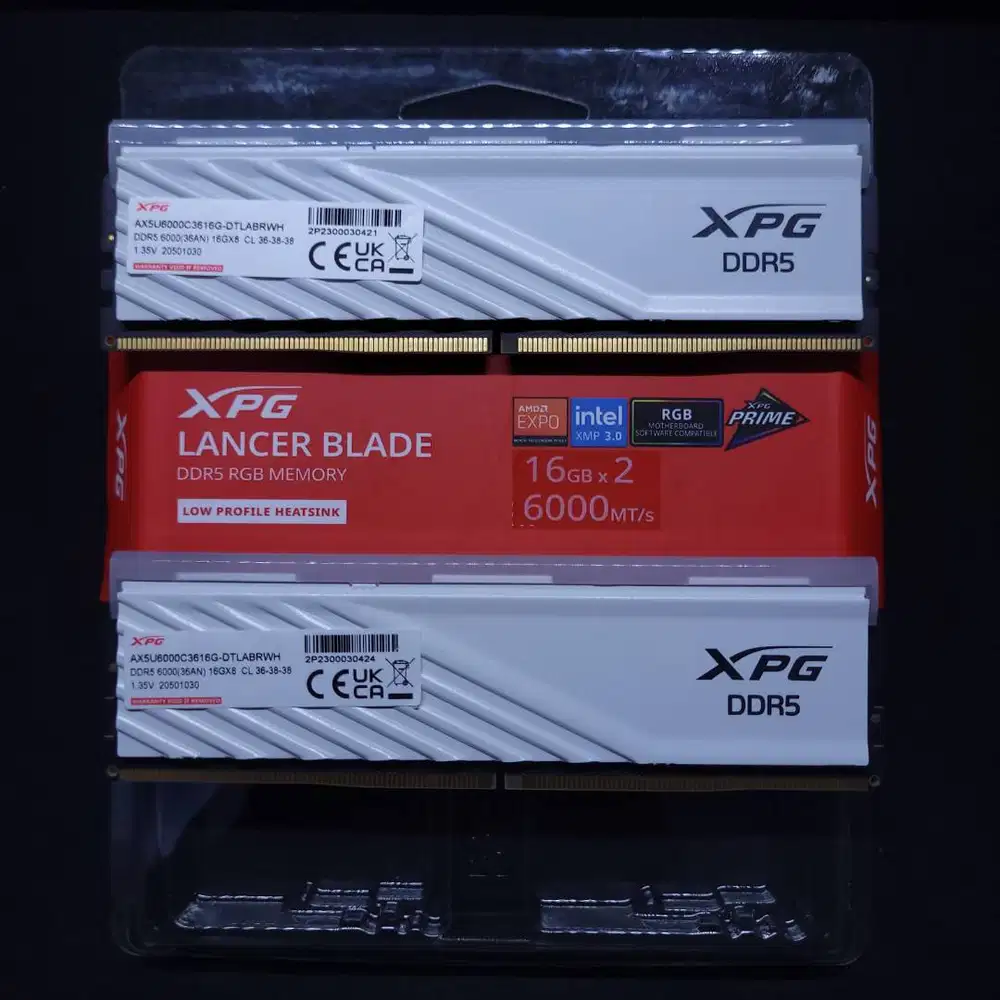 [RAM] ADATA XPG LANCER BLADE RGB White Edition DDR5 32GB (2x16GB)