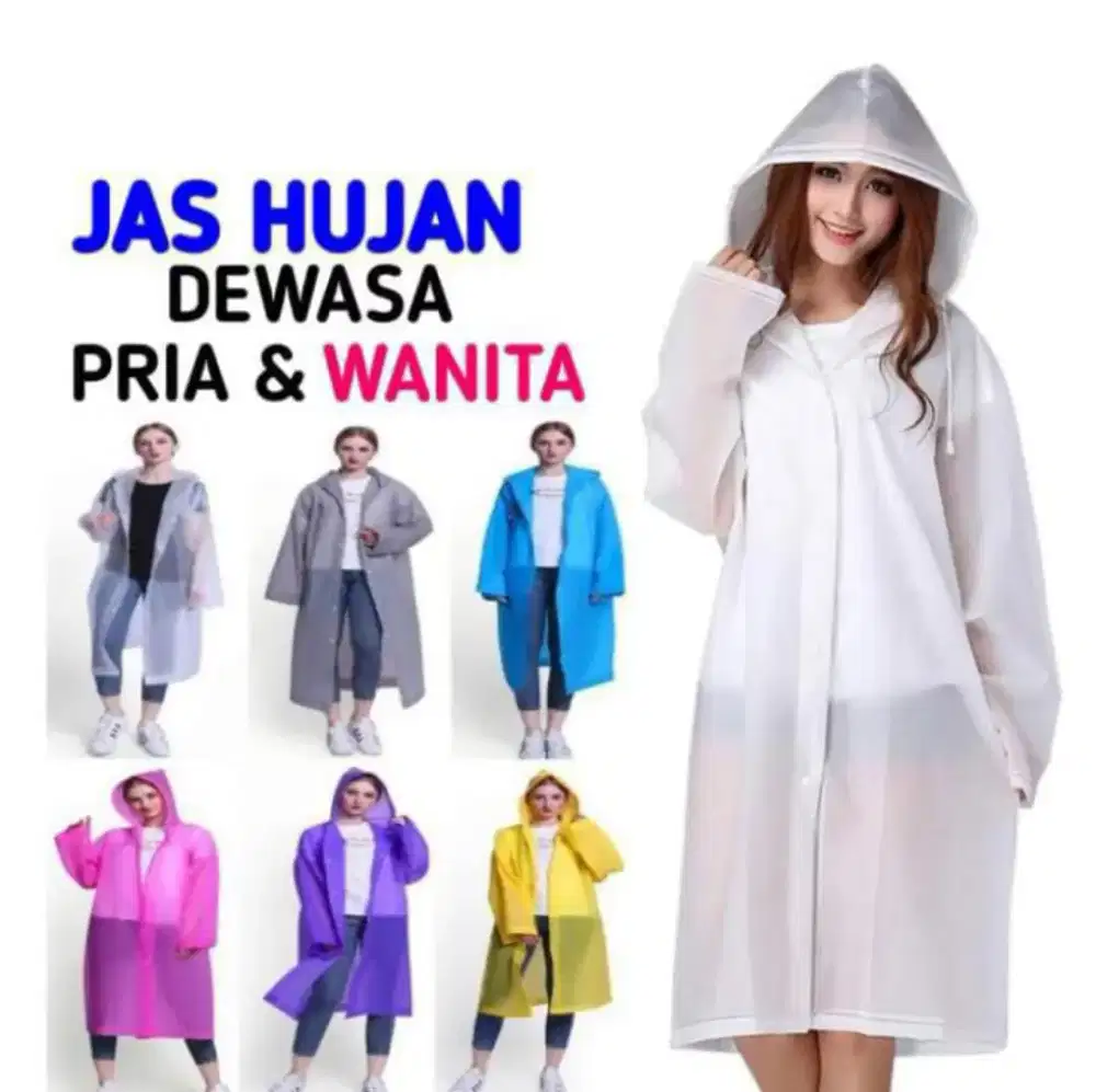 Jas Hujan Pria dan Wanita Dewasa