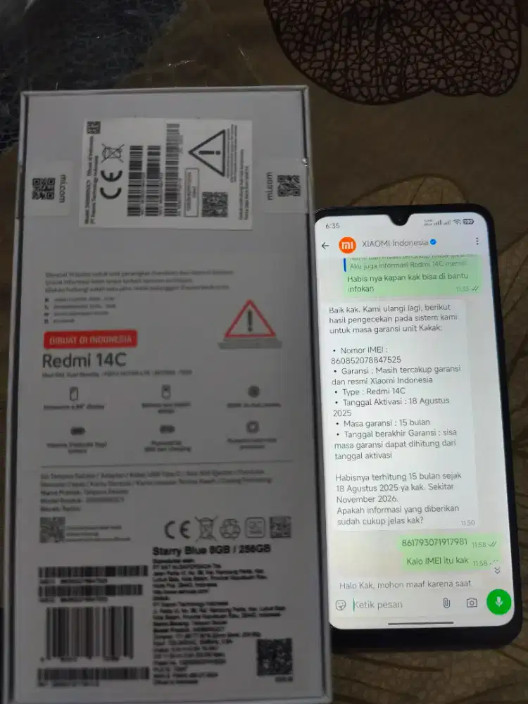 Xiaomi Redmi 14c 8+8/256 Blue second